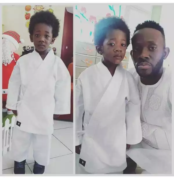 Singer J Martins Shares Adorable Photo With His Son